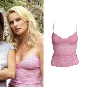 Lace Cropped Camisole As Seen On Edie Britt On Desperate Housewives